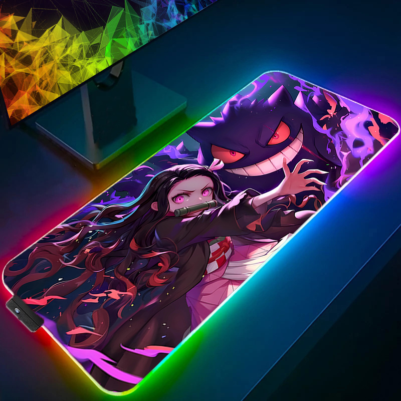 Rgb Keyboard Wrist Rest - RGB แผ่นรองเมาส์ขนาดใหญ่โต๊ะ Mats อุปกรณ์เสริมสําหรับเล่นเกม PC XXL