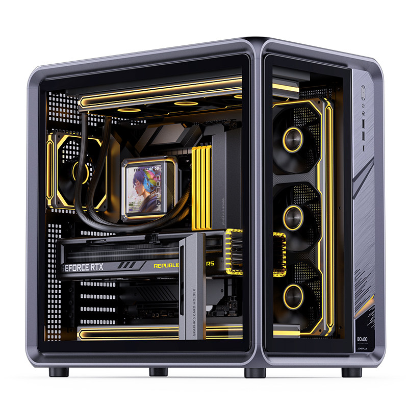 Pc Gaming Jonsbo - เคสคอมพิวเตอร์ JONSBO BO400 กระจกนิรภัย รองรับระบบระบายความร้อนด้วยน้ำ 360