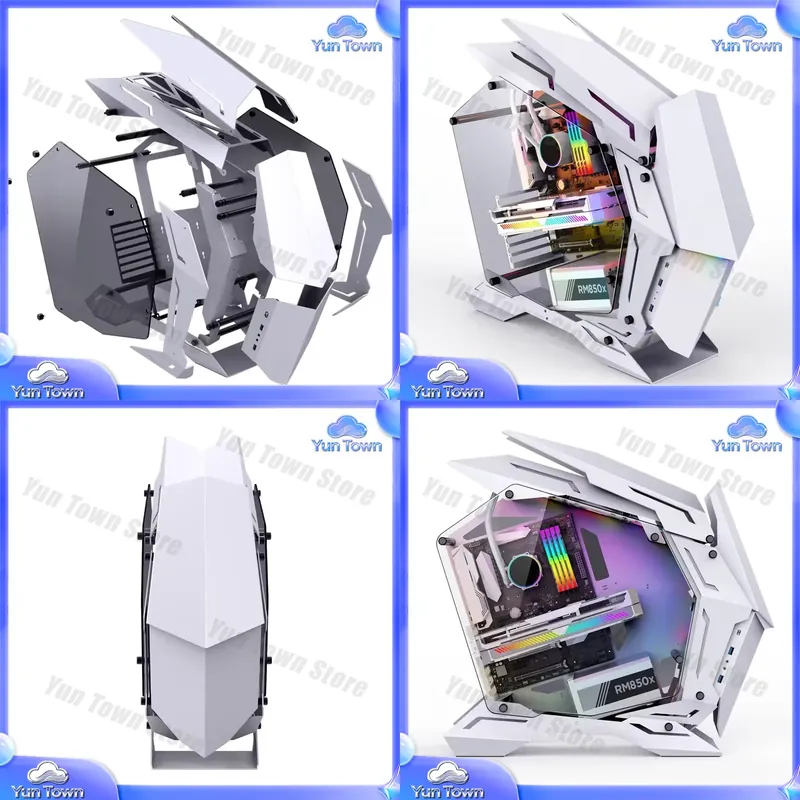 Pc Gaming Jonsbo - เคสคอมพิวเตอร์ Jonsbo MOD-3 Mini สีขาว RGB