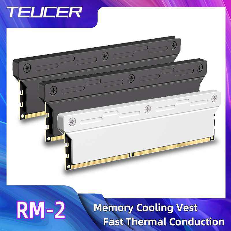 Pc Gaming Ddr3 - TEUCER คอมพิวเตอร์ RAM หน่วยความจําฮีทซิงค์ Cooler พร้อมแผ่นนําความร้อนสําหรับเดสก์ท็อปพีซีหน่วยความจํา