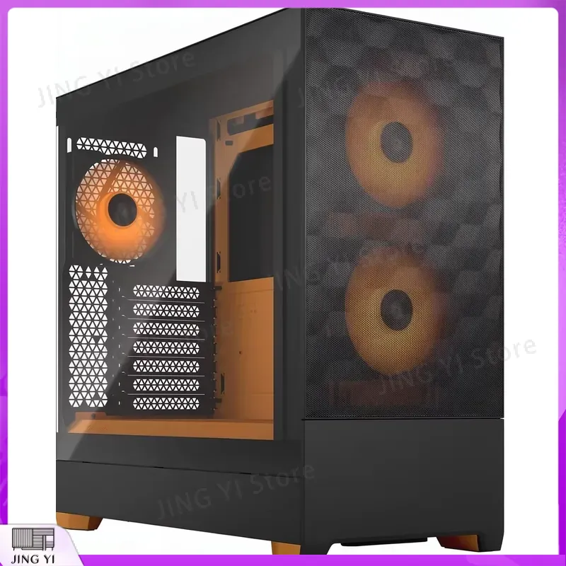 Pc Gaming Aquarium - เคสคอมพิวเตอร์ ATX Mid Tower ดีไซน์ตู้ปลากระจกนิรภัย รองรับระบบระบายความร้อนด้วยน้ำ