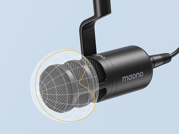 Gaming Microphone - ไมโครโฟนคอนเดนเซอร์ Maono Vlog Live Gamer พร้อมซาวด์การ์ด