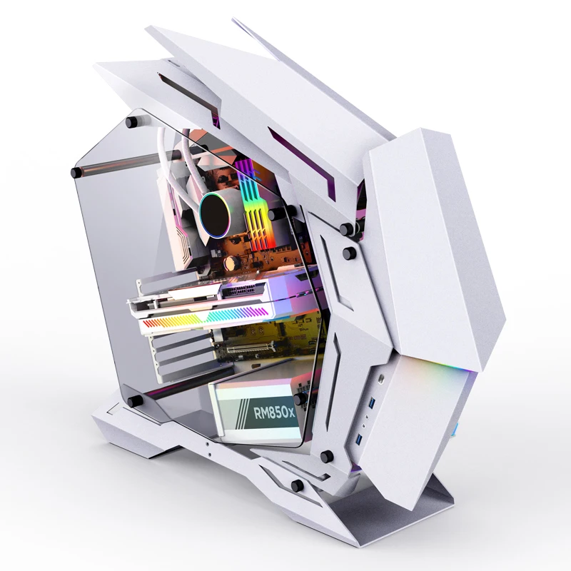 Pc Gaming Jonsbo - เคสคอมพิวเตอร์ Jonsbo MOD-3 Mini สีขาว RGB