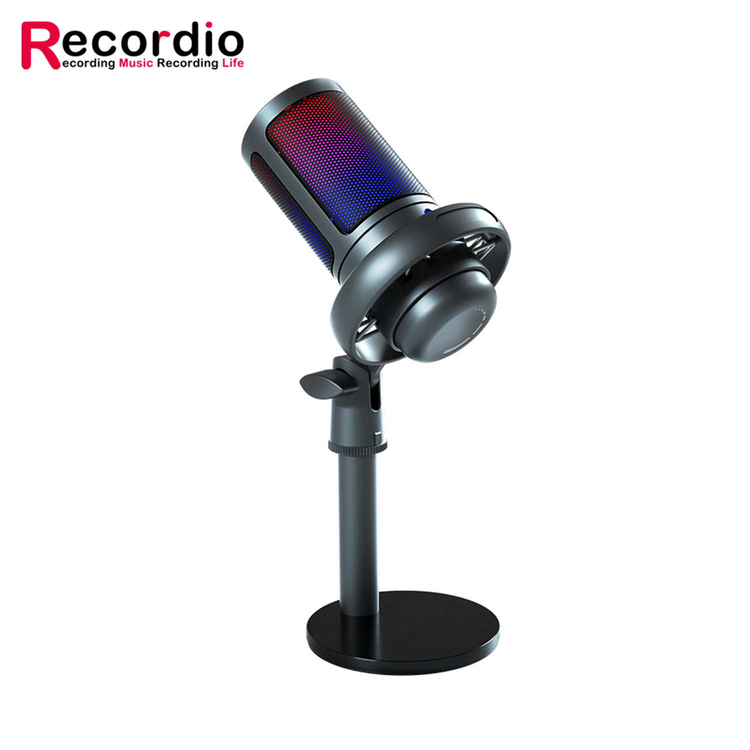 Gaming Microphone - GAM-ME6S ไมโครโฟนสำหรับเล่นเกม USB RGB ไฟส่องสว่างสวยงามคอมพิวเตอร์ K