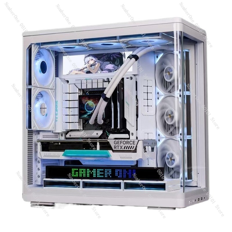 Pc Gaming Aquarium - เคสคอมพิวเตอร์แบบกระจกนิรภัยโค้ง รุ่น Sea View Panorama สำหรับเล่นเกมส์