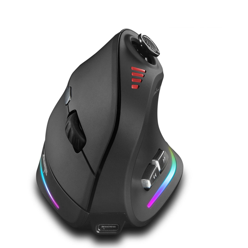 Pc Gaming Rgb - Jomaa RGB Backlit ไร้สายเมาส์แนวตั้งสําหรับ Gamer 24000DPI