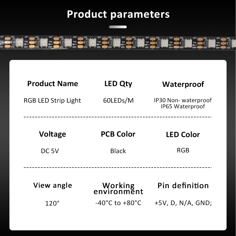WS2812B 5V 3Pin ARGB LED Strip - Pc Gaming Asus บทวิจารณ์และราคา
