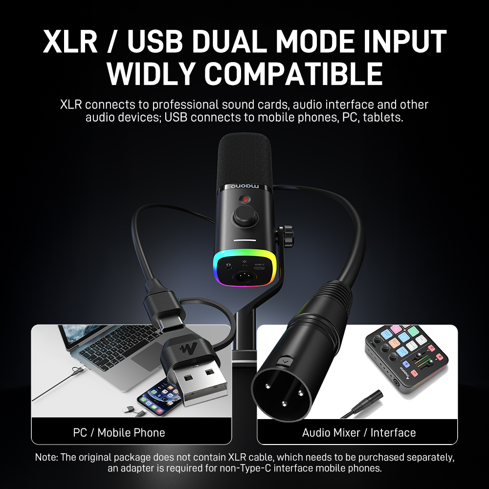 ไมโครโฟนสำหรับเล่นเกม Maono PD - Gaming Microphone บทวิจารณ์และราคา