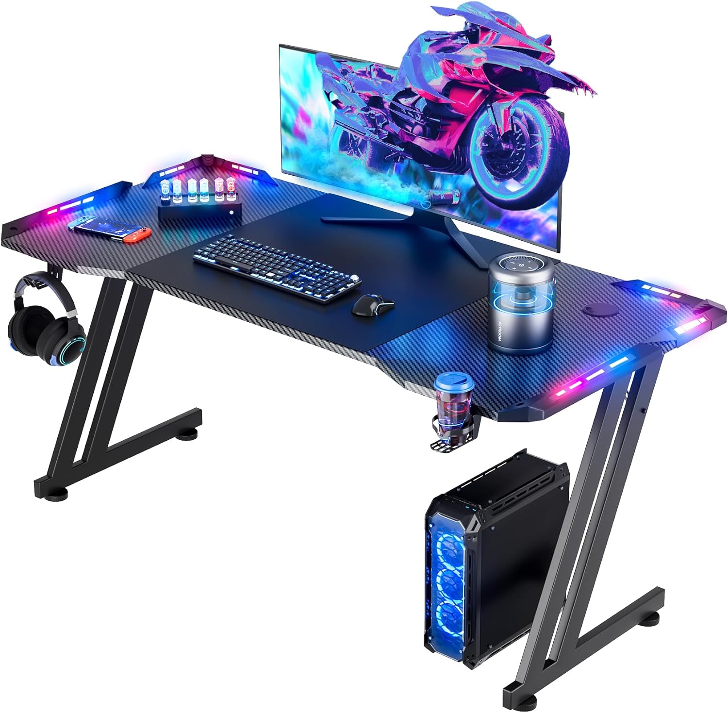 โต๊ะเล่นเกมขนาด 47 นิ้ว/55 นิ้ - Pc Gaming Nzxt บทวิจารณ์และราคา