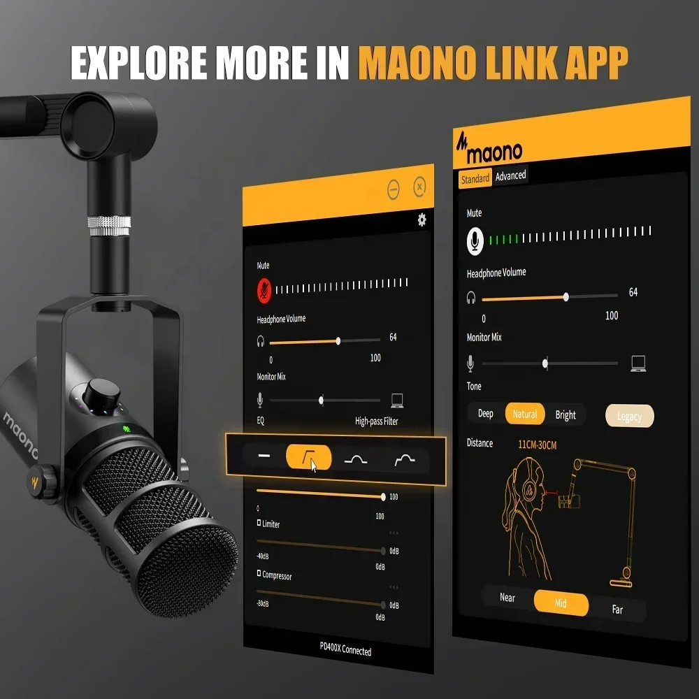 ไมโครโฟนไดนามิก MAONO XLR USB  - Gaming Microphone บทวิจารณ์และราคา