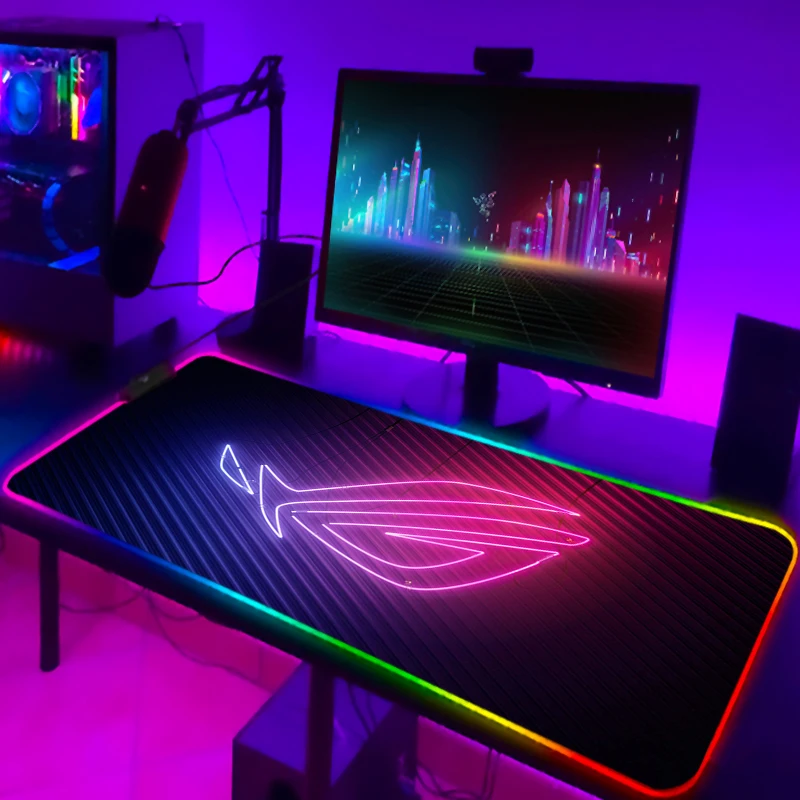 RGB Mousepad Cool ROG Mouse Pa - Rgb Keyboard Wrist Rest บทวิจารณ์และราคา