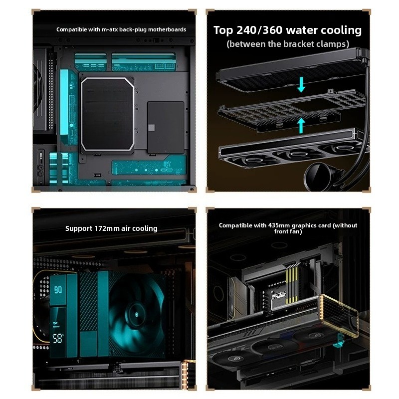 เคสคอมพิวเตอร์ JONSBO D33 สำหร - Pc Gaming Jonsbo บทวิจารณ์และราคา