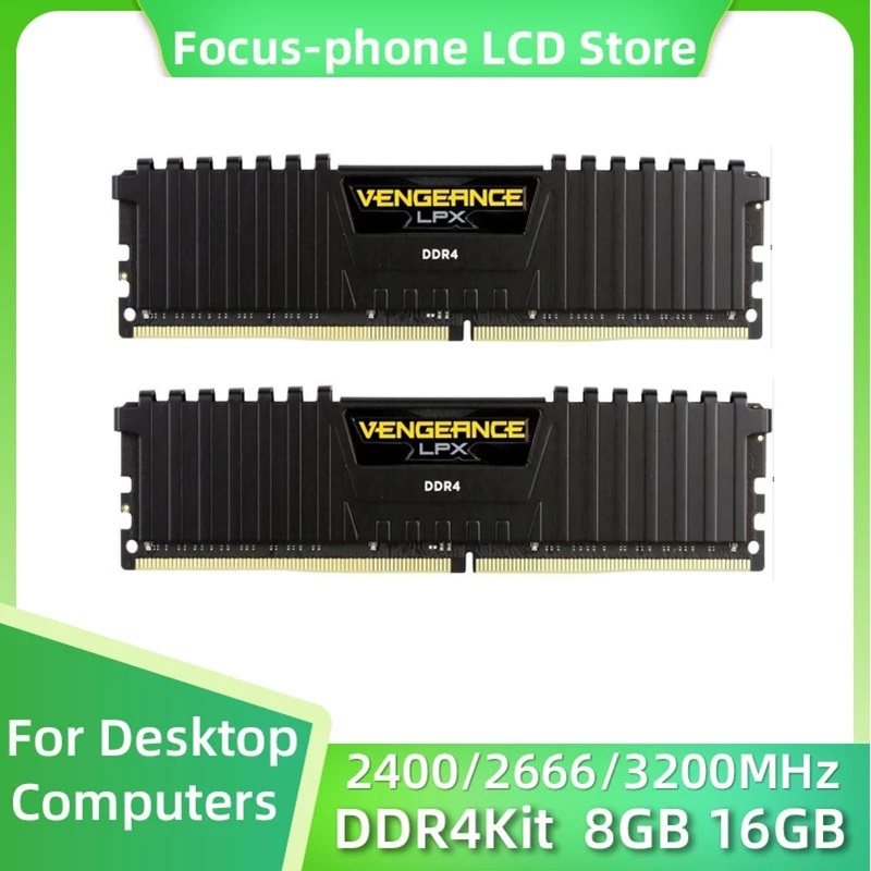 ใหม่ CORSAIR DDR4 RAM เดสก์ท็อ - Corsair Ram Vengeance 16Gb บทวิจารณ์และราคา