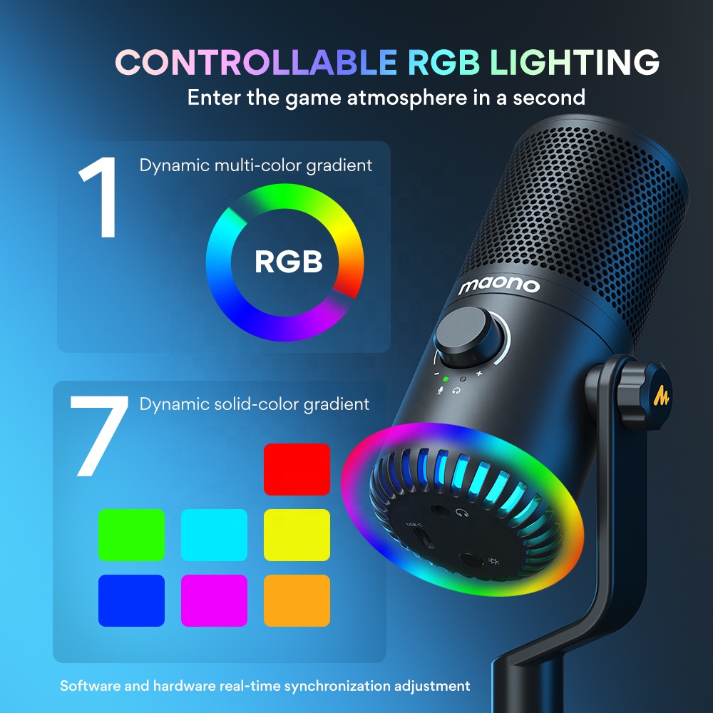 ไมโครโฟนเกมมิ่ง Maono DM30 แบบ - Gaming Microphone บทวิจารณ์และราคา