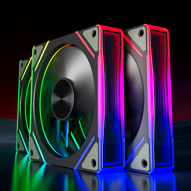 พัดลมคอมพิวเตอร์ TEUCER Prism  - Pc Gaming Rgb บทวิจารณ์และราคา