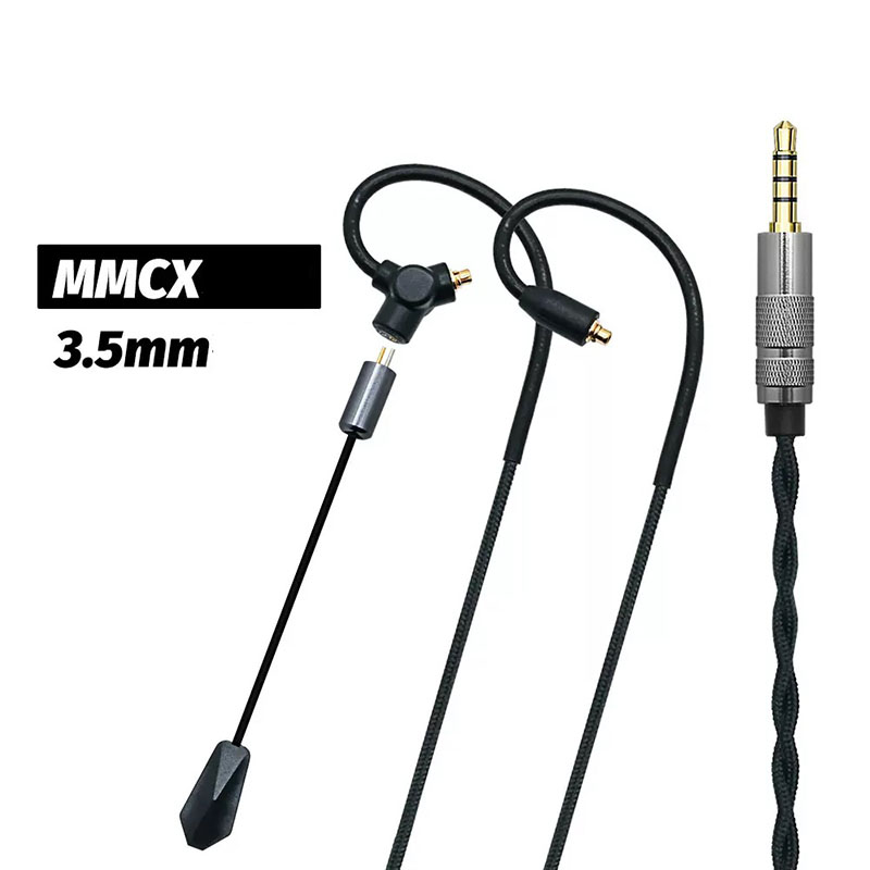 0.78 QDC MMCX สายหูฟังสำหรับเล - Gaming Microphone บทวิจารณ์และราคา