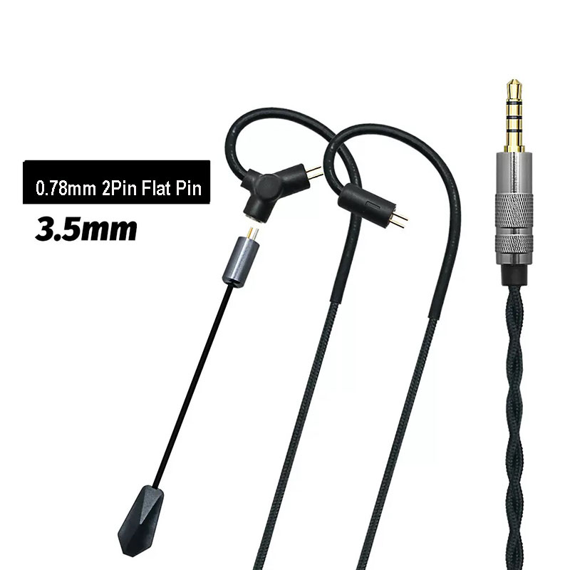 0.78 QDC MMCX สายหูฟังสำหรับเล - Gaming Microphone บทวิจารณ์และราคา