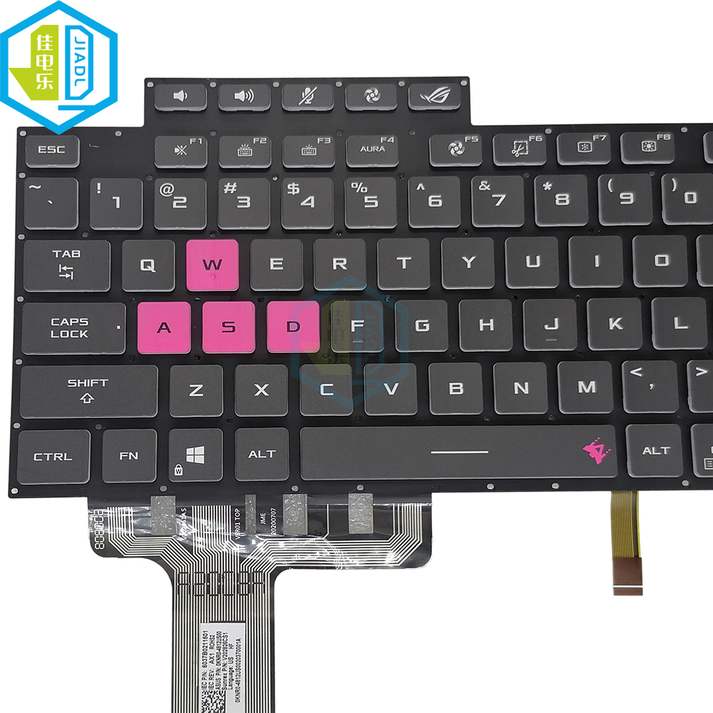 แป้นพิมพ์เรืองแสง RGB แบบละติน - Pc Gaming Asus บทวิจารณ์และราคา