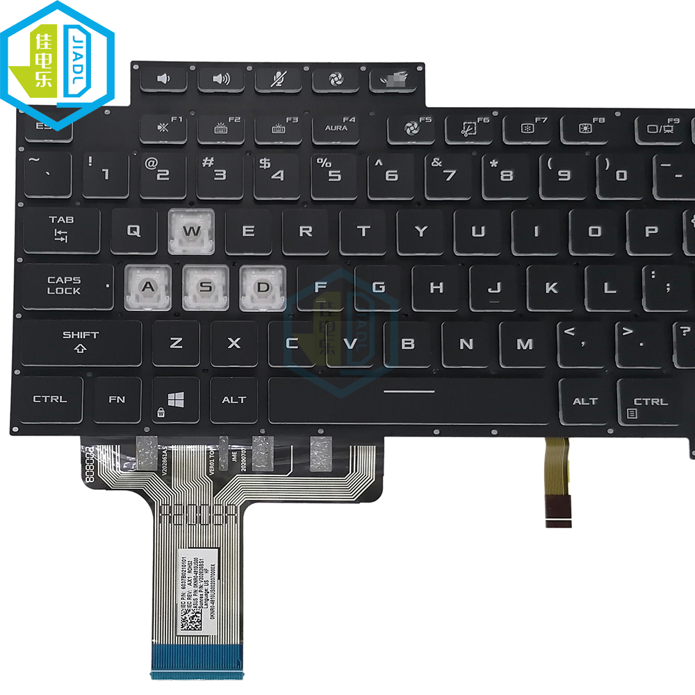 แป้นพิมพ์เรืองแสง RGB แบบละติน - Pc Gaming Asus บทวิจารณ์และราคา